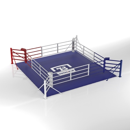 Купить Ринг боксерский напольный Totalbox на упорах 6х6м в Пугачёве 