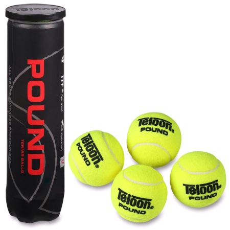 Купить Мяч для большого тенниса Teloon 828Т Р4  (4 шт) в Пугачёве 
