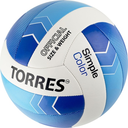 Купить Мяч волейбольный Torres Simple Color любительский р.5 в Пугачёве 